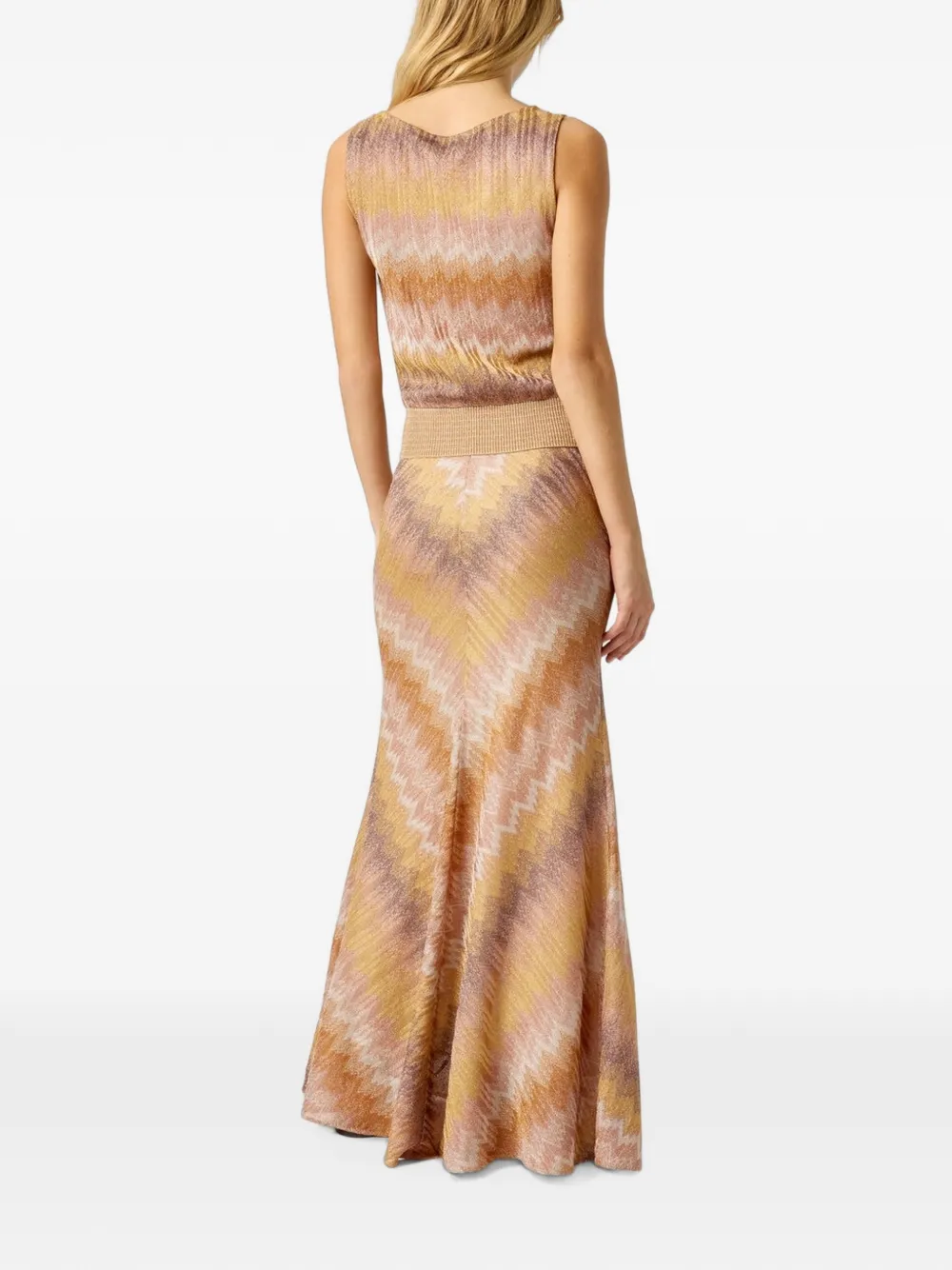 Missoni Top met zigzag patroon Oranje