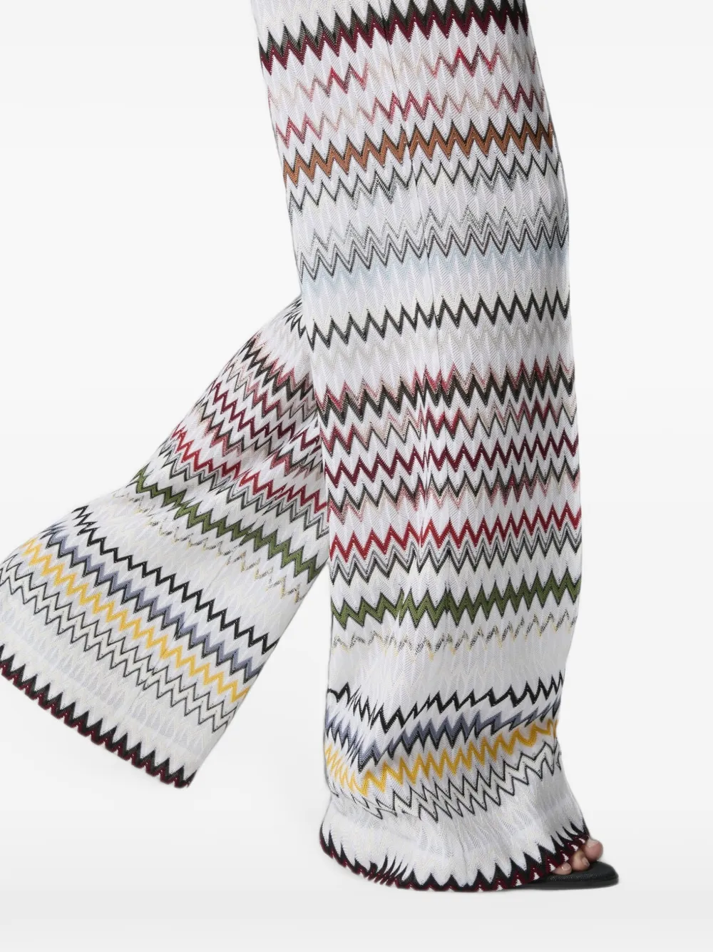 Missoni Broek met zigzag-patroon Wit