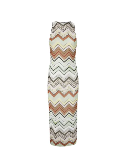 Missoni zigzag-pattern midi dress