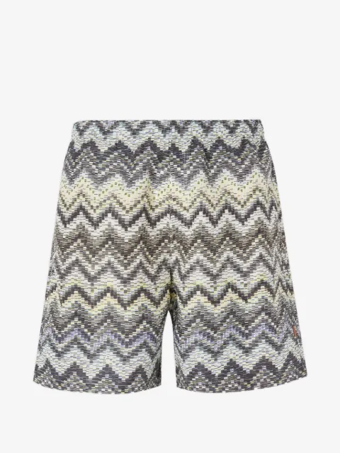 Missoni zigzag-pattern swim shorts