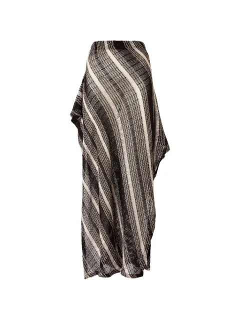 Missoni striped-pattern slit sarong