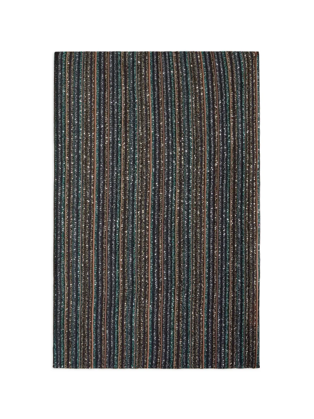 Missoni striped-pattern scarf - Marrone