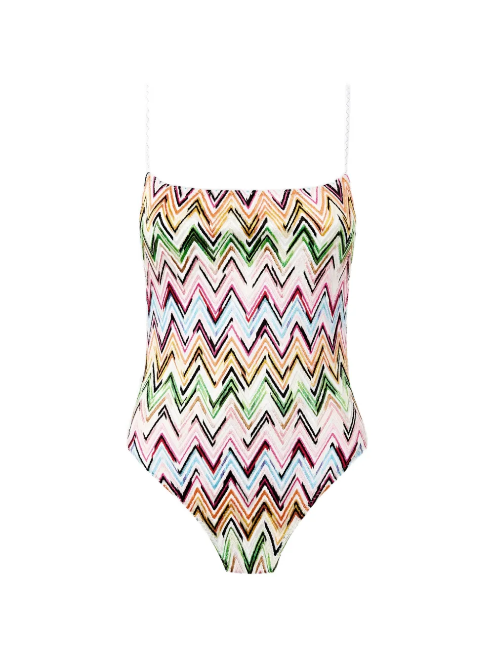 Missoni zigzag swimsuit - Nude