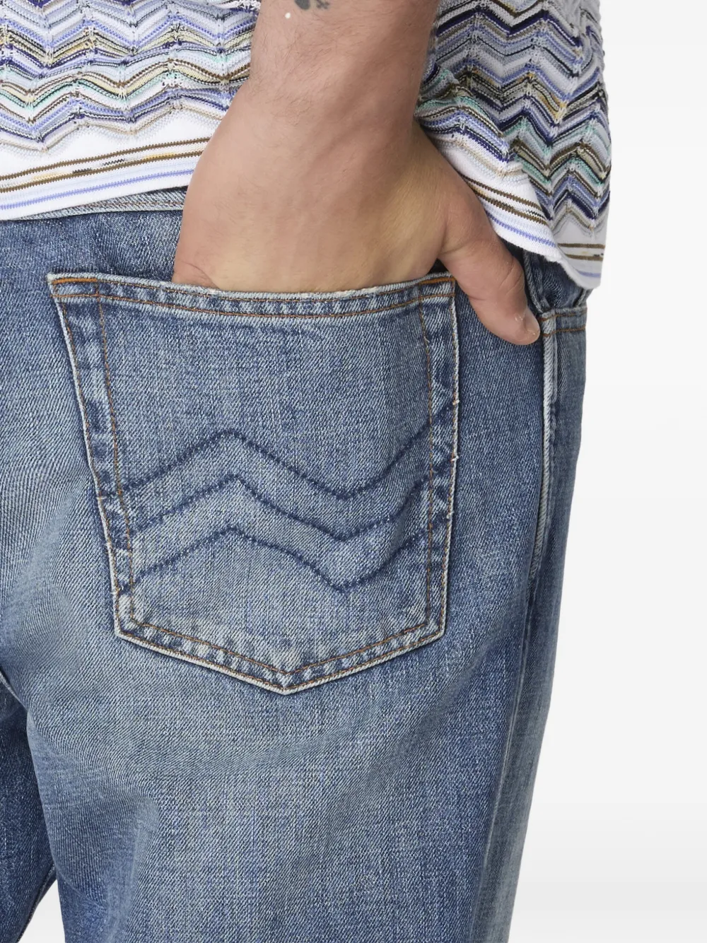 Missoni Jeans met vijf zakken Blauw