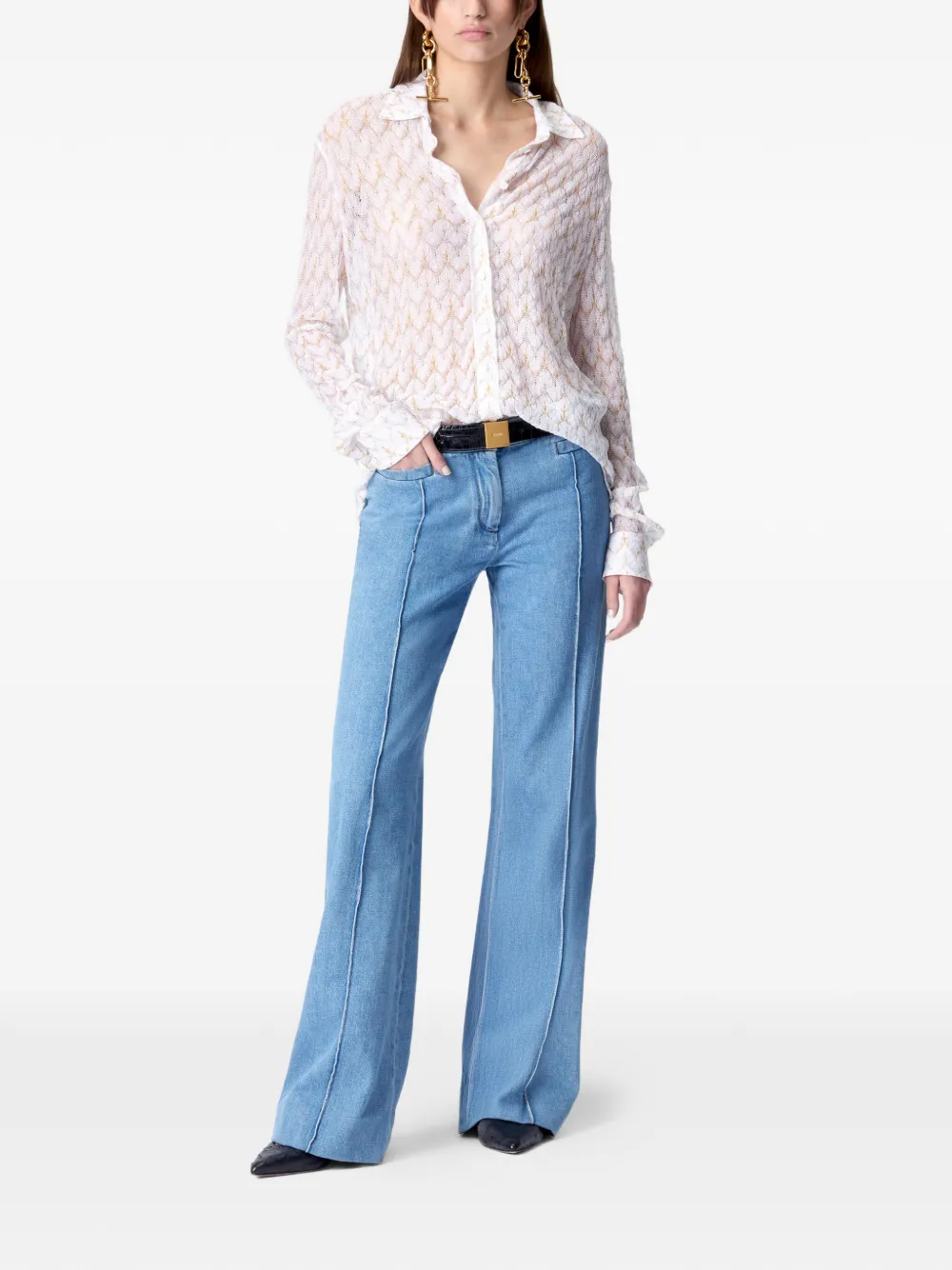  Missoni Patterned Shirt - White 