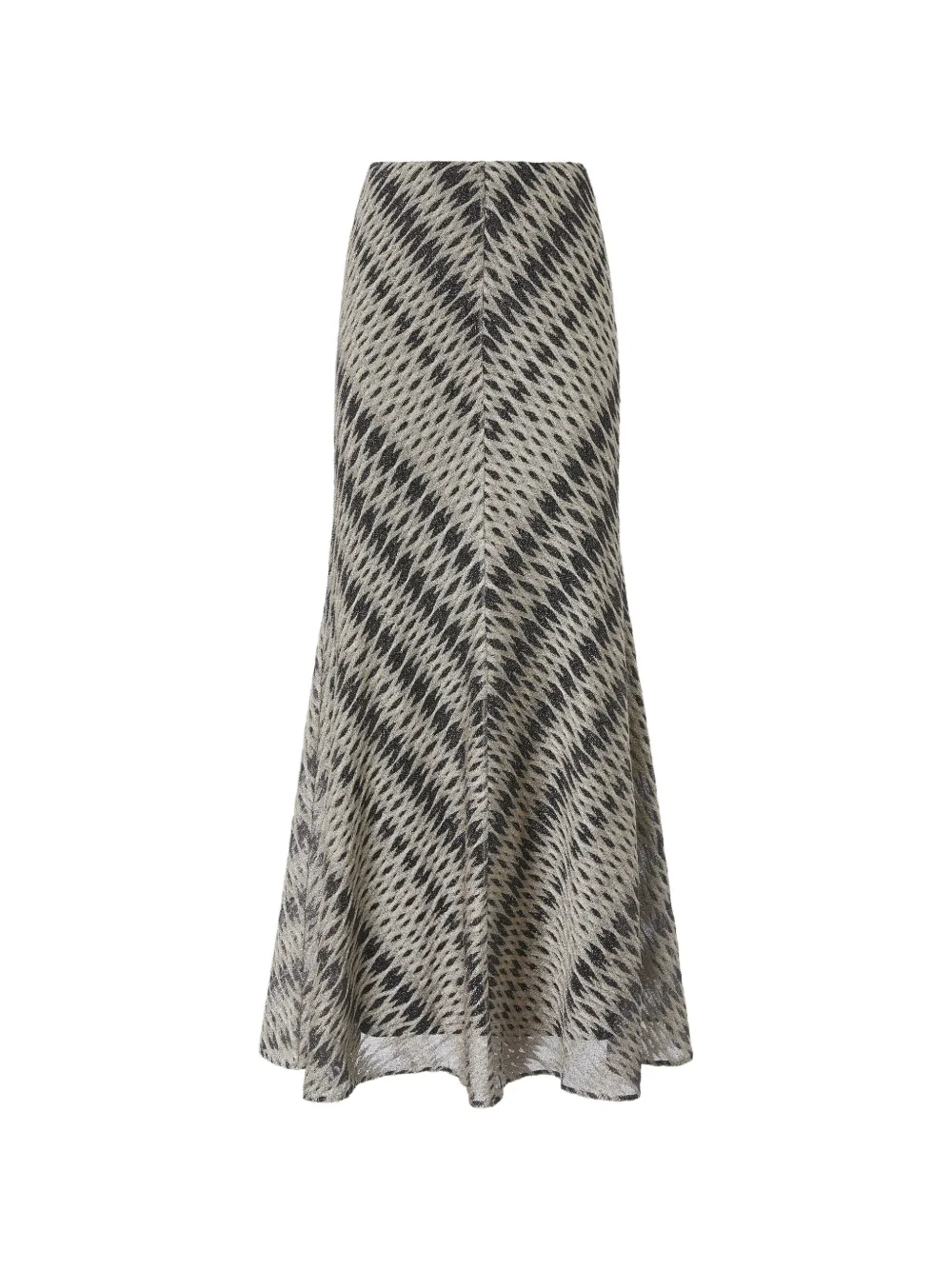 Missoni 3D diamond-pattern maxi skirt - Toni neutri