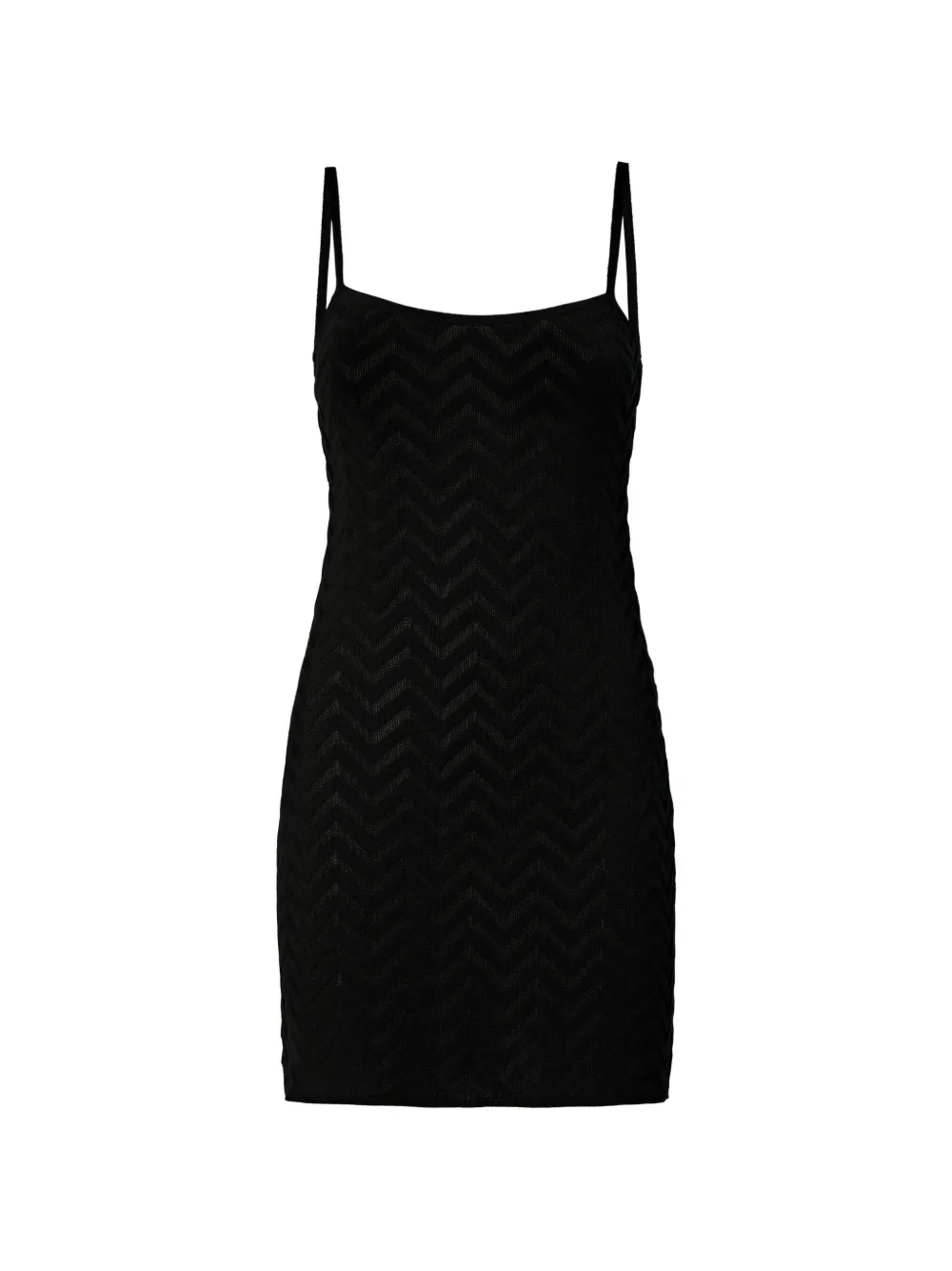 Missoni chevron-pattern minidress - Nero