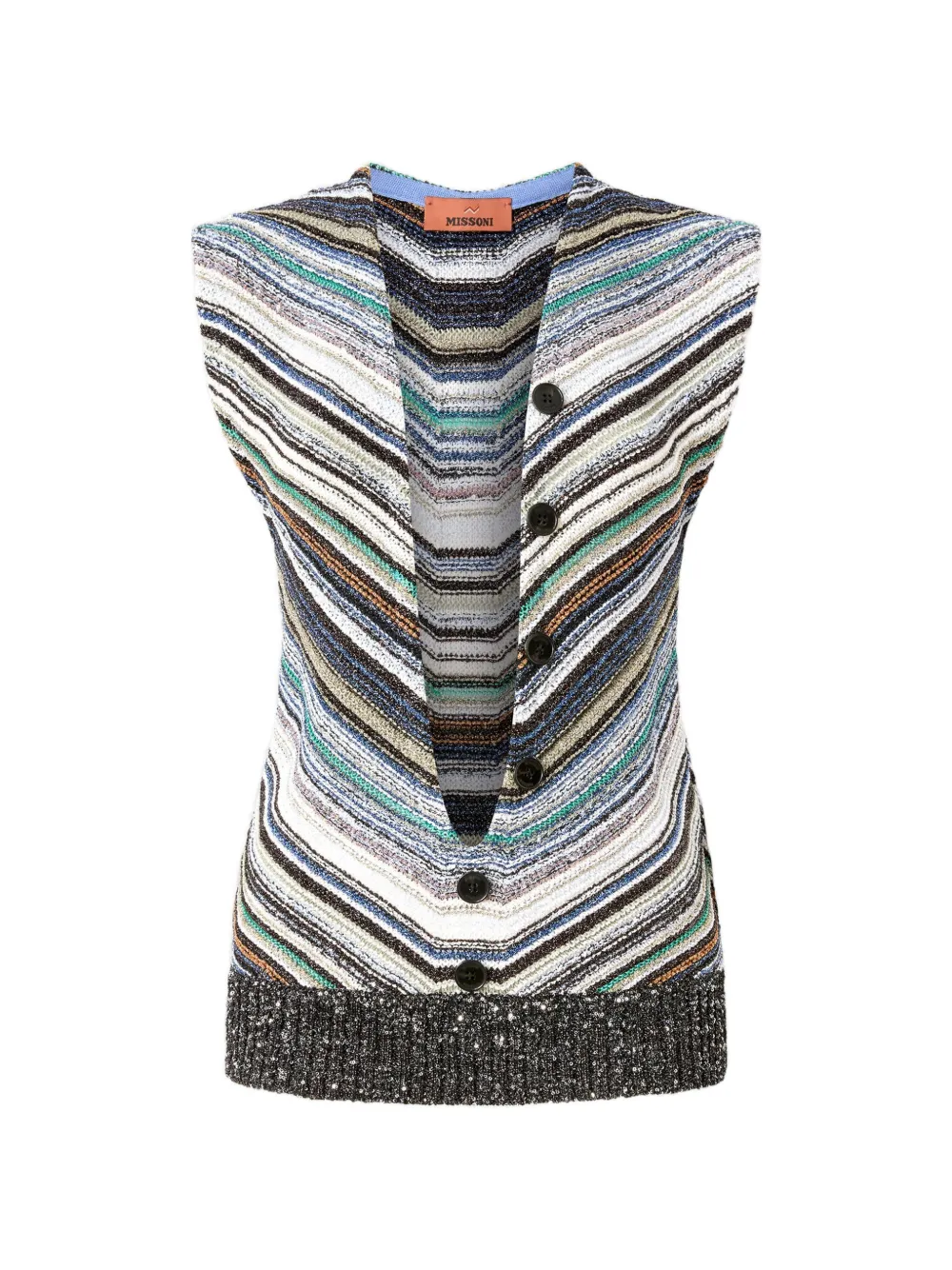 Missoni Top a righe - Blu