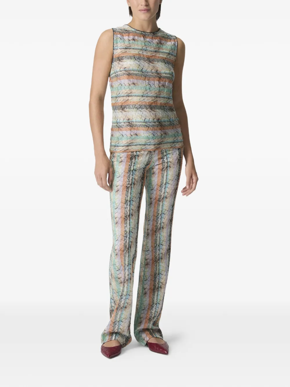  Missoni Striped Top - Neutrals 