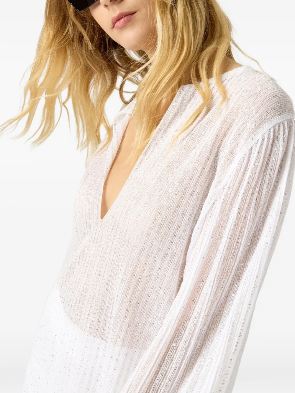 Missoni Blouse met ballonmouwen Wit