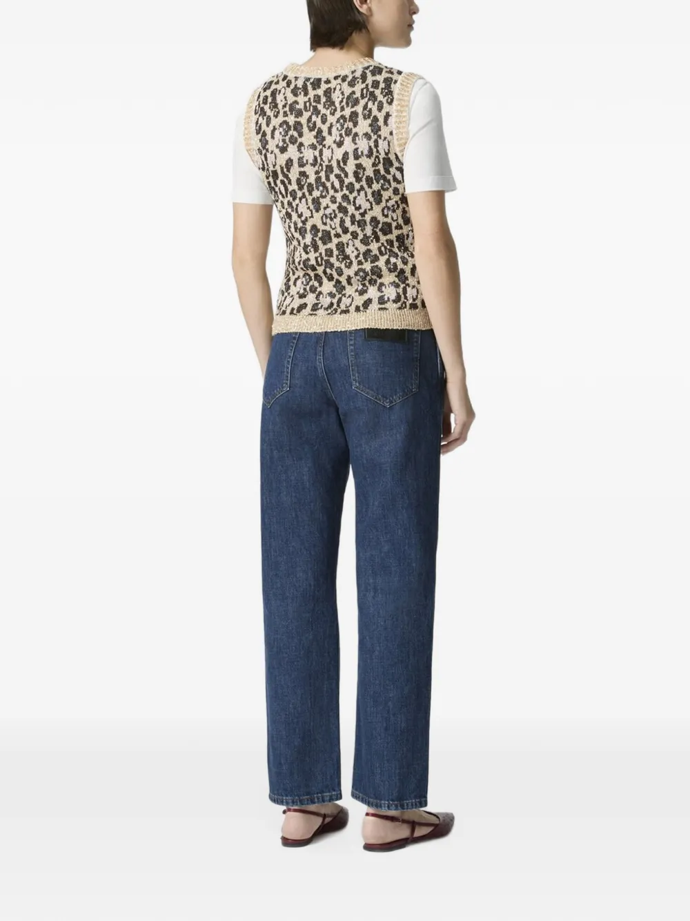 Missoni Spencer met dierenprint Beige