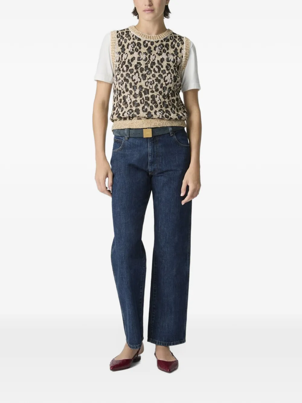 Missoni Spencer met dierenprint Beige