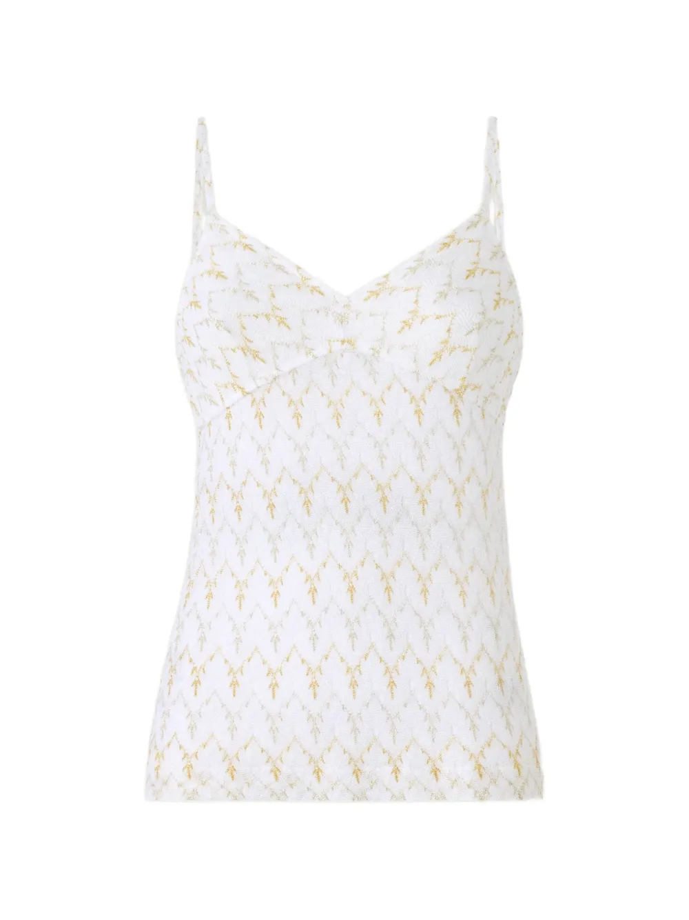 Missoni zigzag-patterned top - Bianco