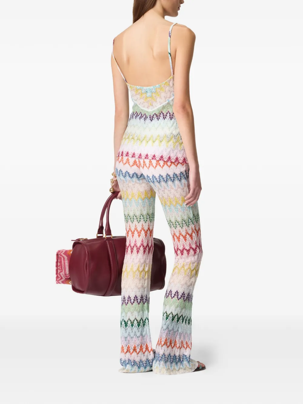 Missoni Broek met zigzag-patroon Wit