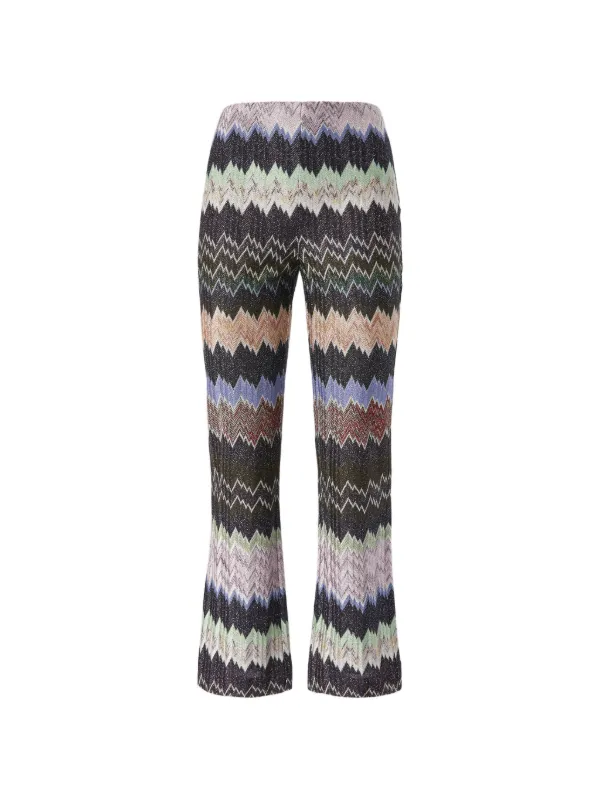 Missoni Pattern Trousers in Black