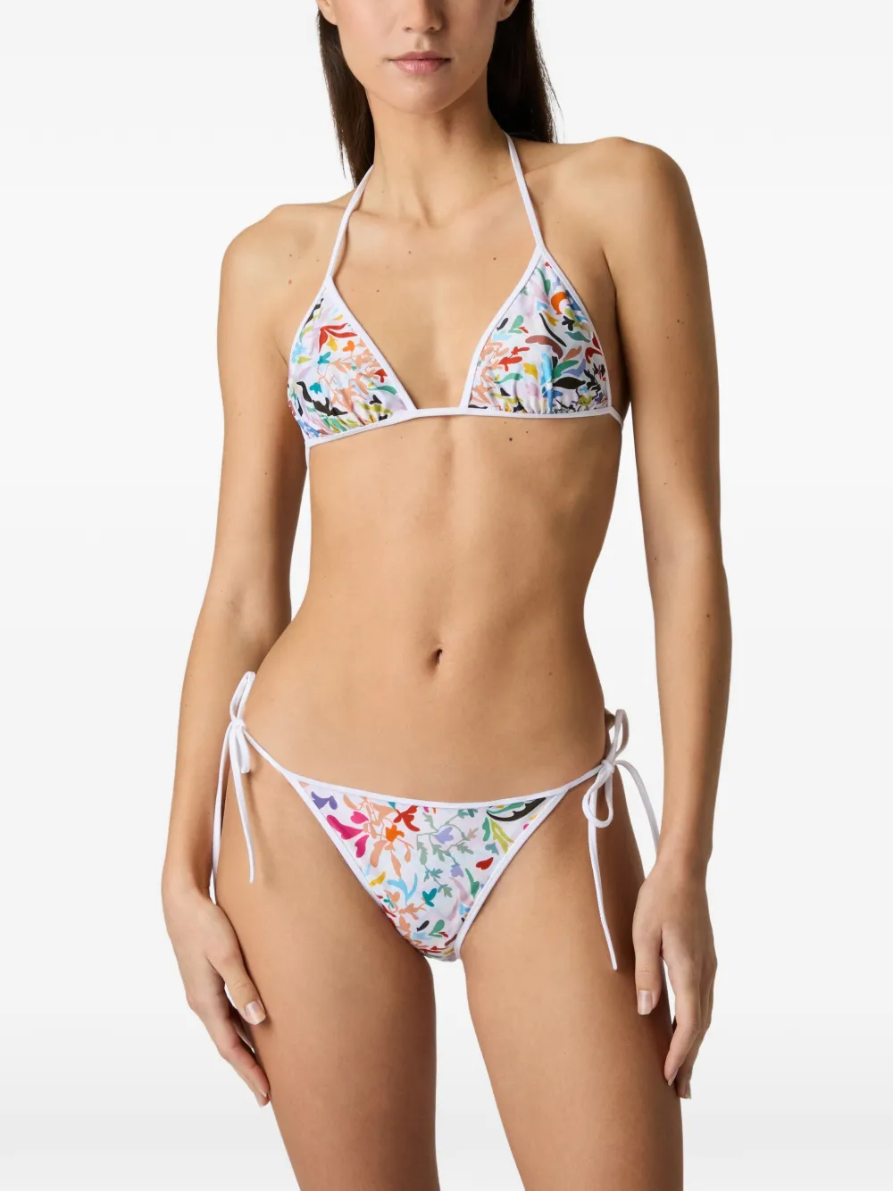 Missoni Bikini met bloemen-print Wit