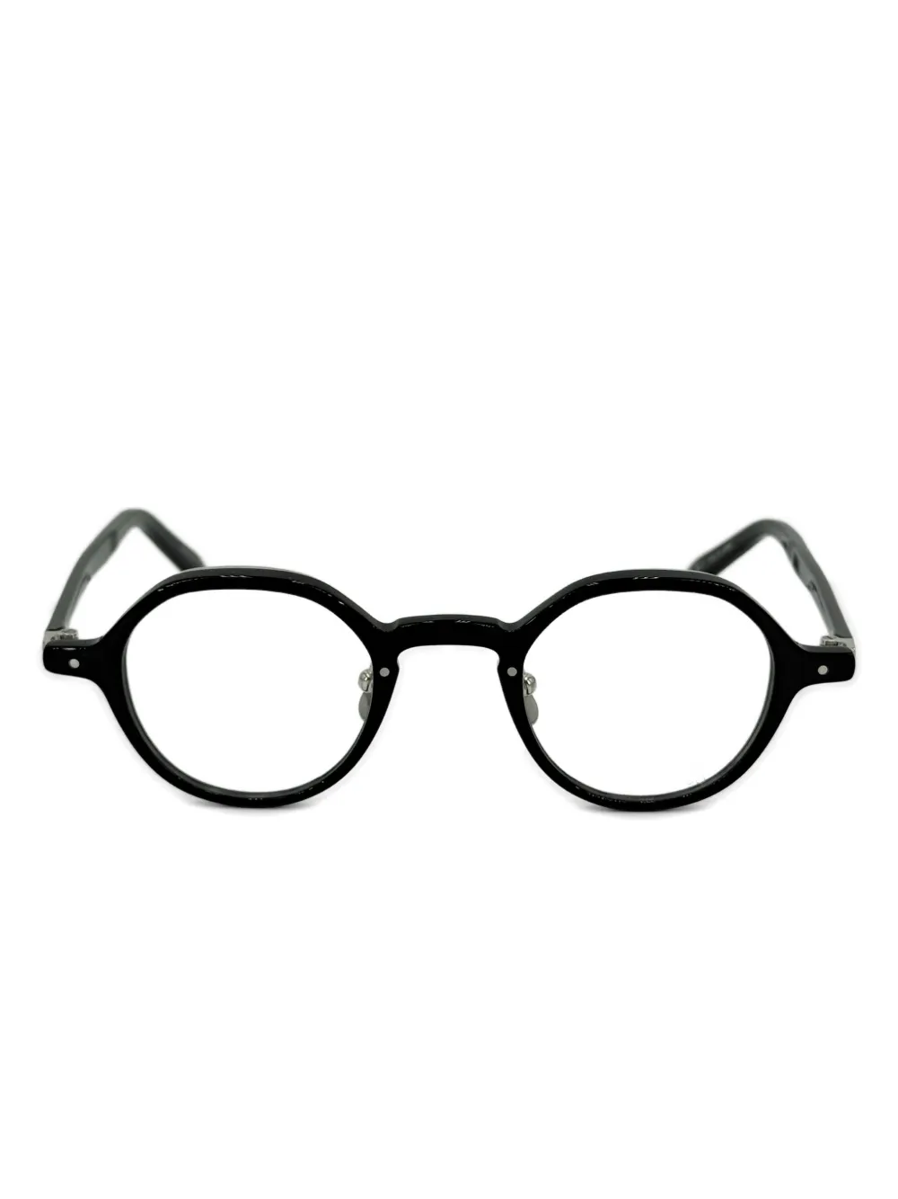 Yellows Plus Winston round-frame glasses | Black | Image 1