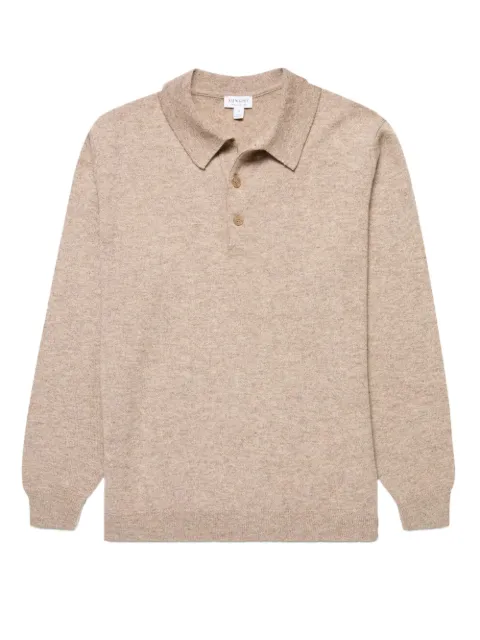 Sunspel long-sleeve polo shirt