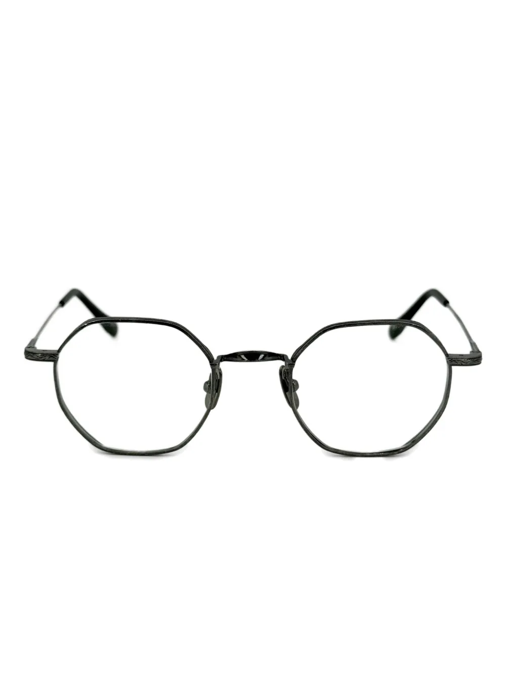 Yellows Plus Sid octagon-frame glasses | Grey | Image 1