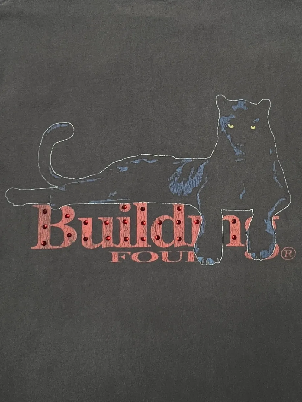 Bldg4 Billiard Graphic T-shirt In Gray