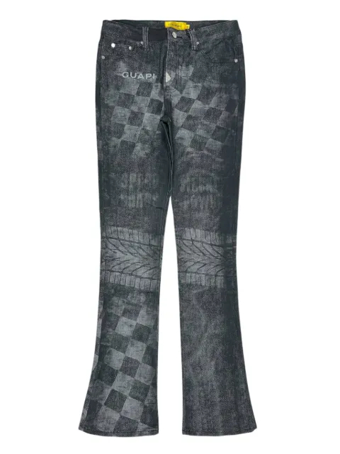 GUAPI Obsidian Black Racer jeans