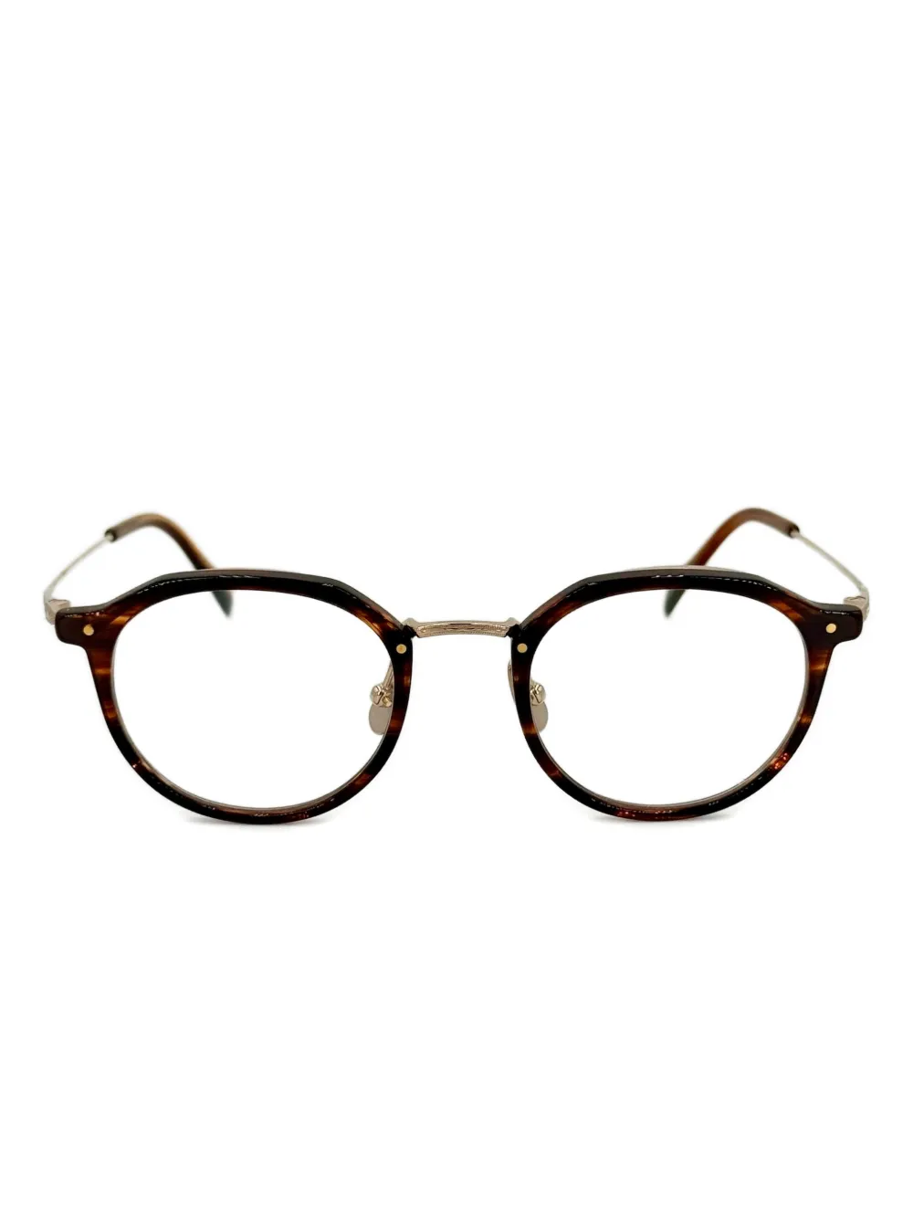 Yellows Plus Gloria round-frame glasses | marrón | Image 1