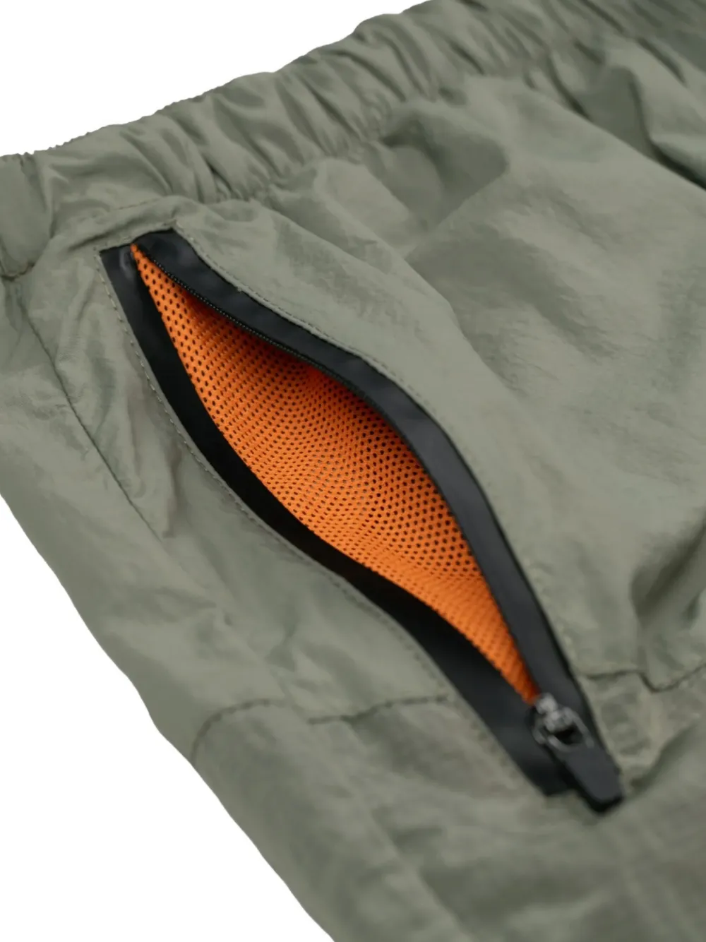 Peaufine Athletics patchwork zip shorts | Shorts marin | Image 2