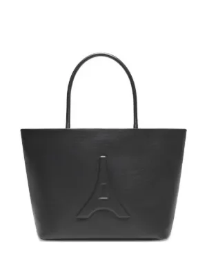 Emporio Armani レザー トートバッグ | ブラック | FARFETCH JP