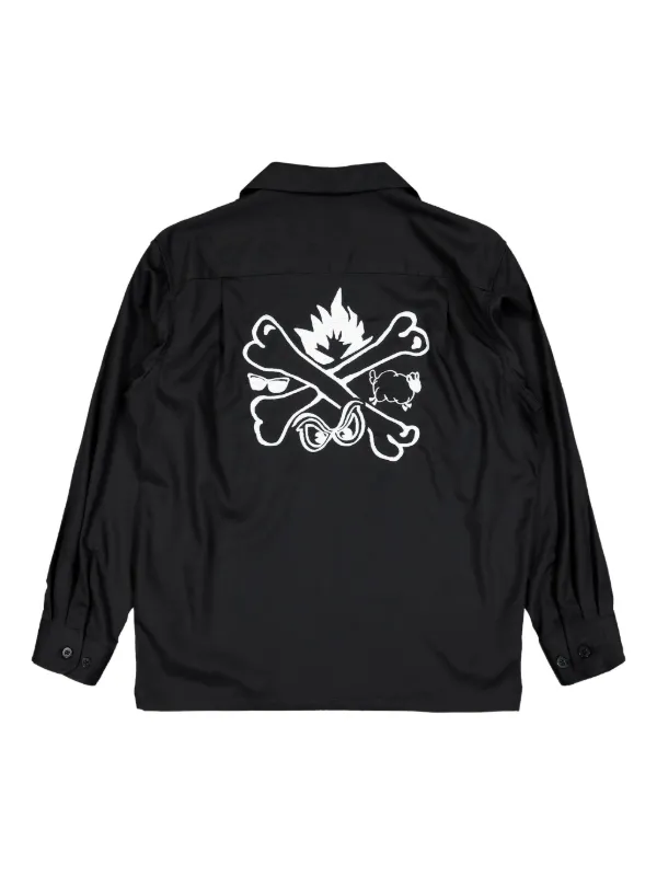 WTAPS CTLY. シャツ ボタン シャツ | ブラック | FARFETCH JP