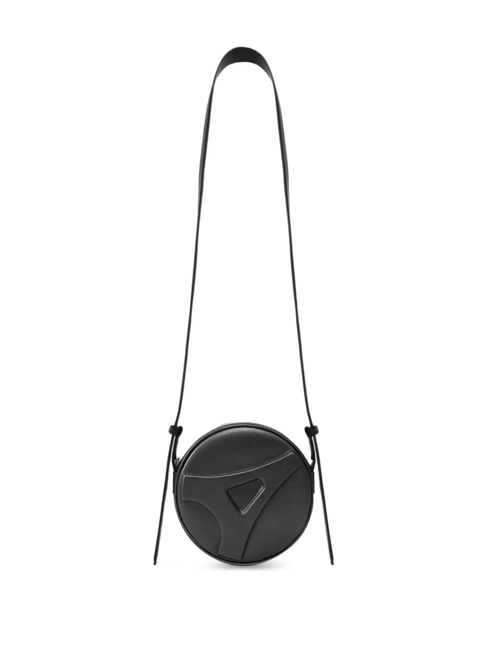 Manière De Voir logo-detail round crossbody bag - Nero