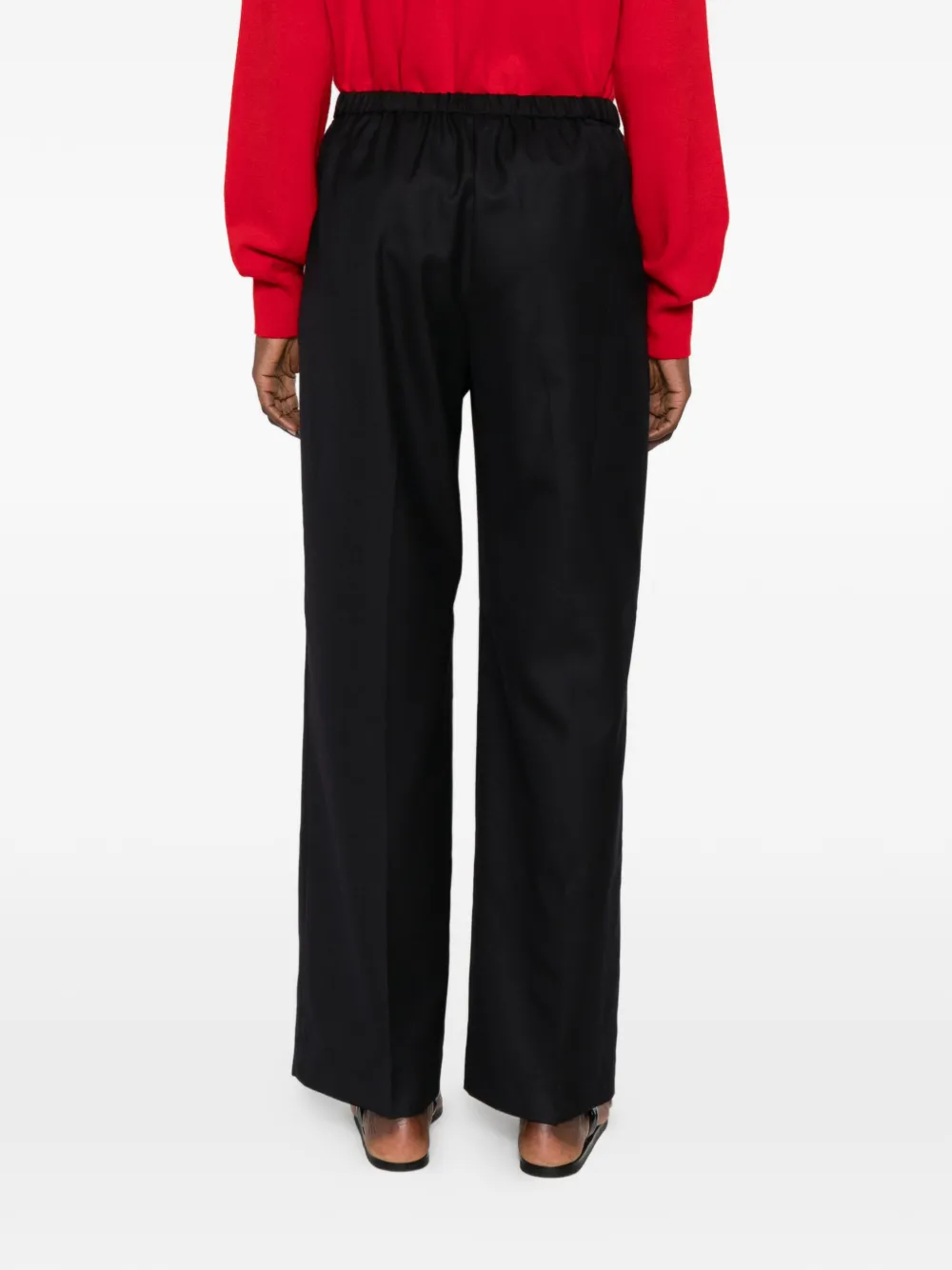 Gant Broek met elastische tailleband Zwart