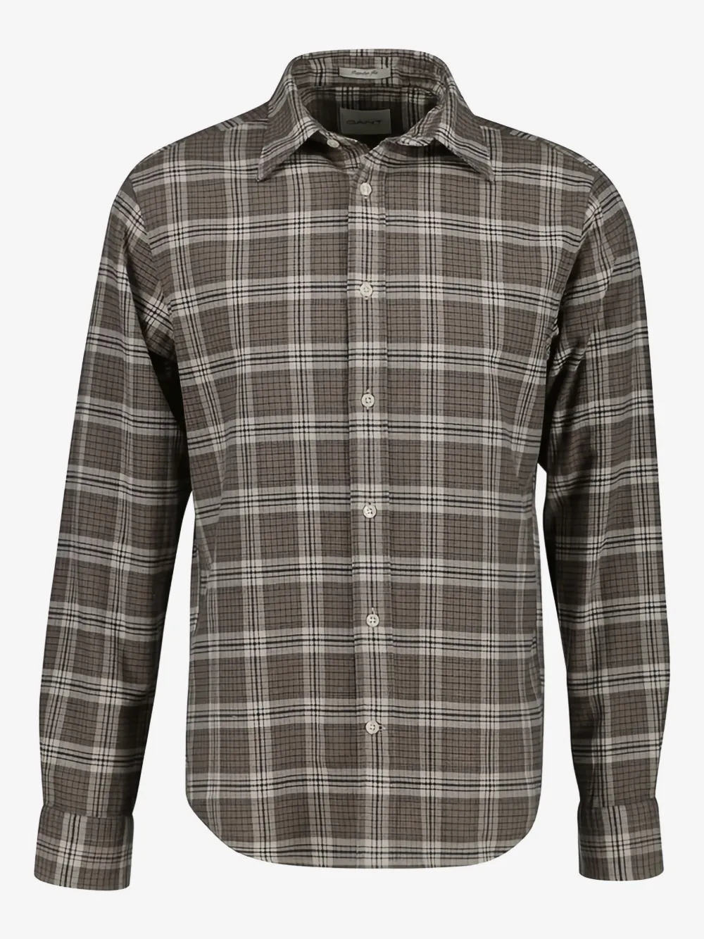 Gant check-patterned shirt | Brown | Image 1