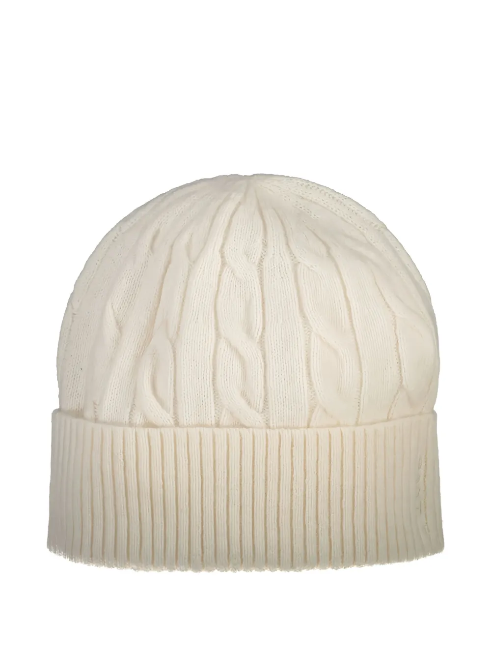Gant Cable Wool Beanie In Neutral
