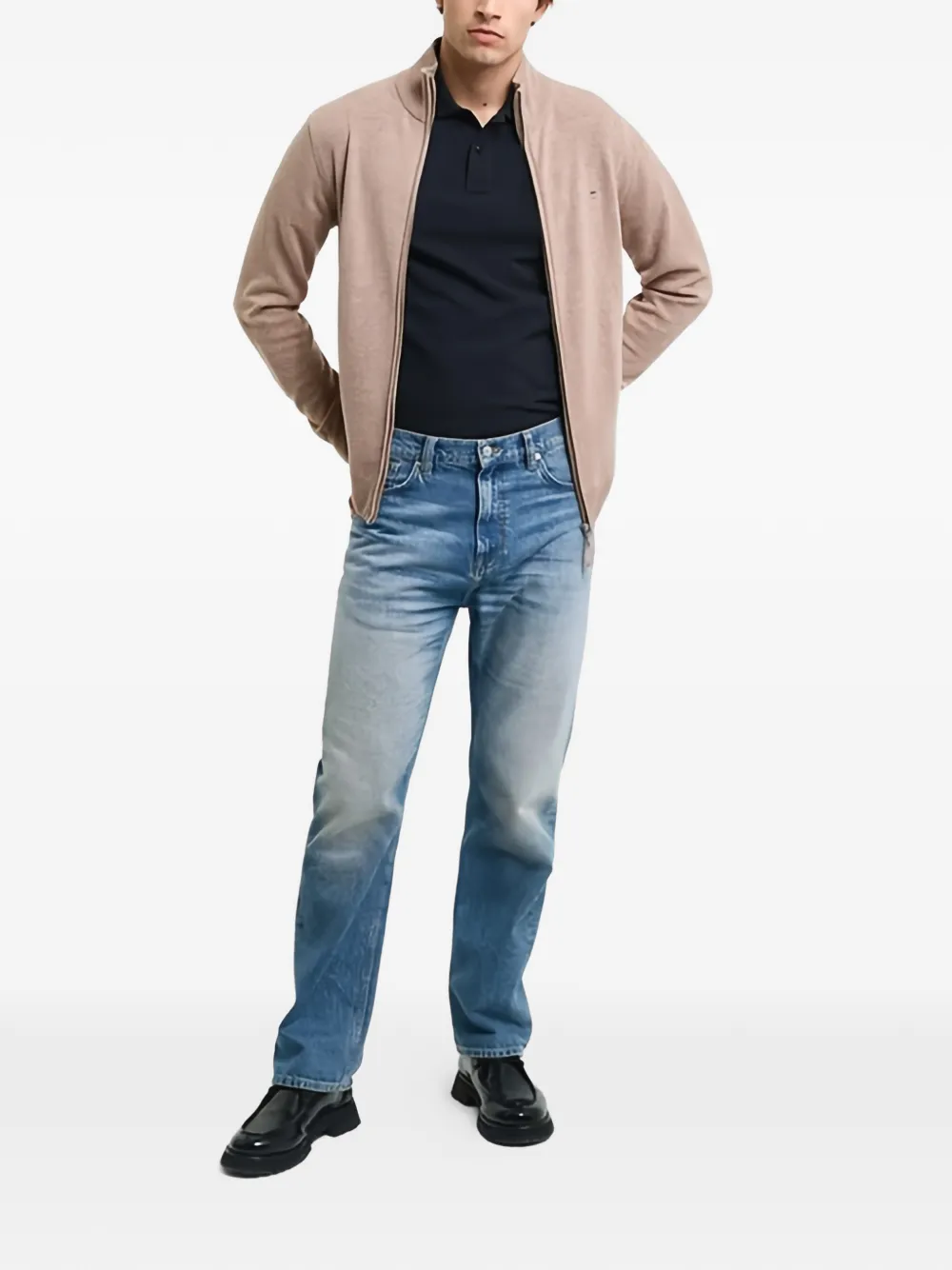 Gant 拉链小羊毛开衫 | 开衫 | Image 2