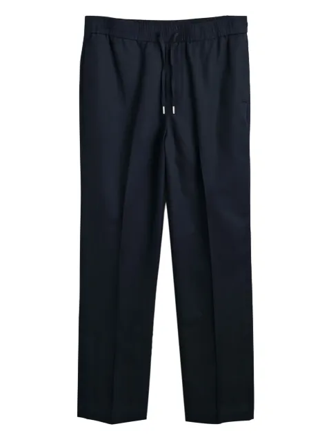 Gant drawstring cotton-linen trousers
