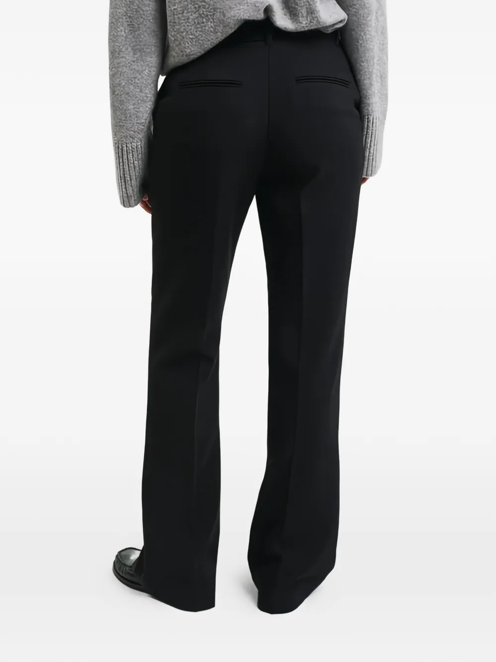 Gant Broek met geplooid detail Zwart