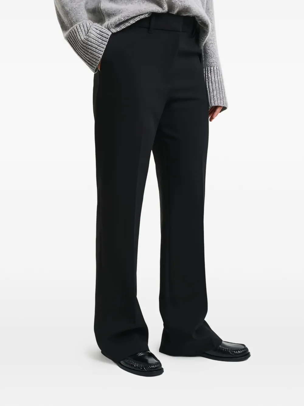 Gant Broek met geplooid detail Zwart