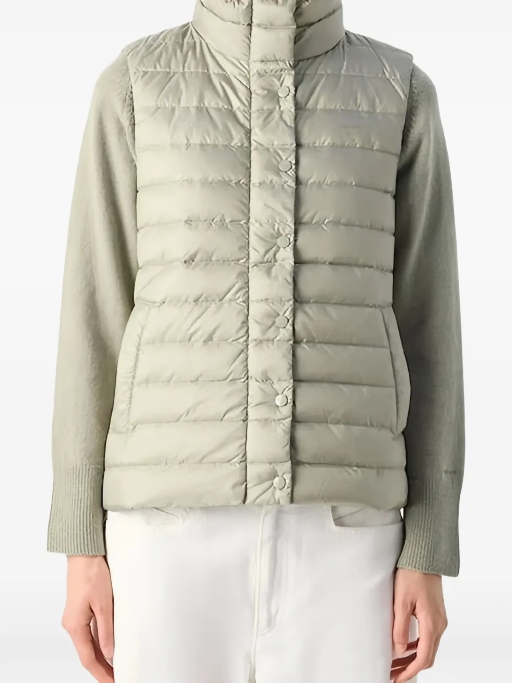Gant Padded Down Gilet In Neutral
