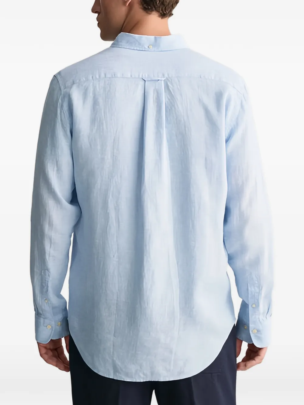 Gant Overhemd met borstzak Blauw