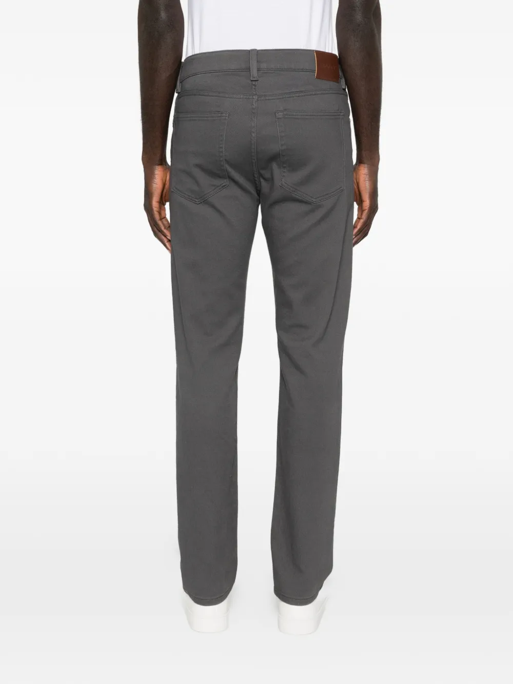 Gant Regular Soft twill jeans Grijs