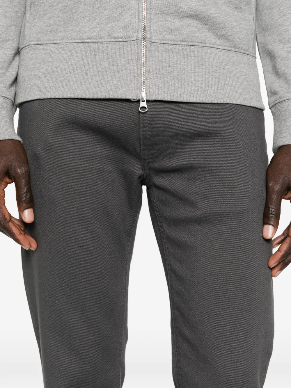 Gant Regular Soft twill jeans Grijs