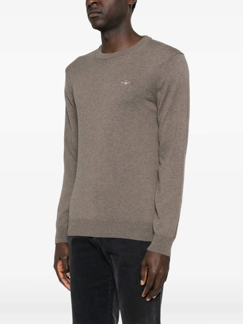  Gant Crew-neck Sweater - Brown 