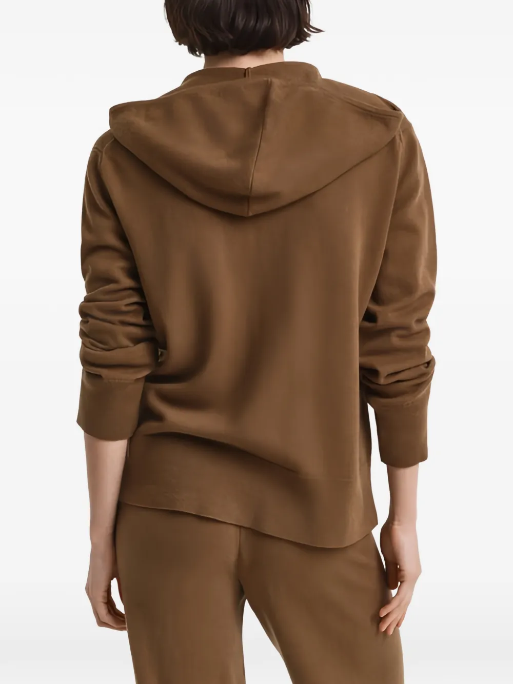 Gant Zip-up Hooded Jacket In Brown