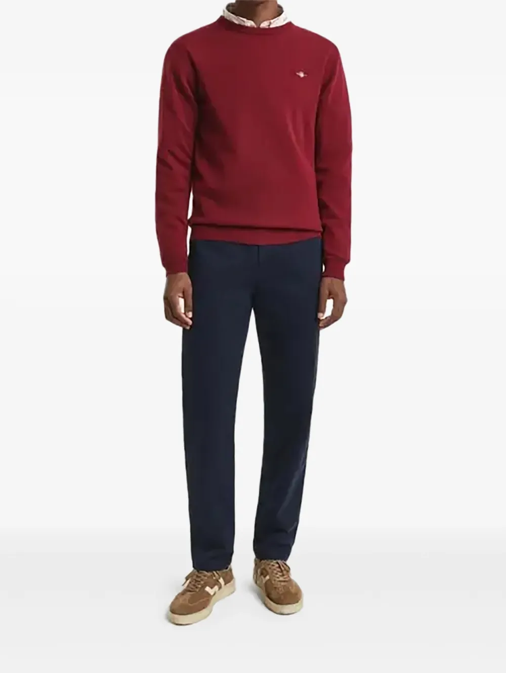 Gant Comfort Super Chinos Trousers In Blue