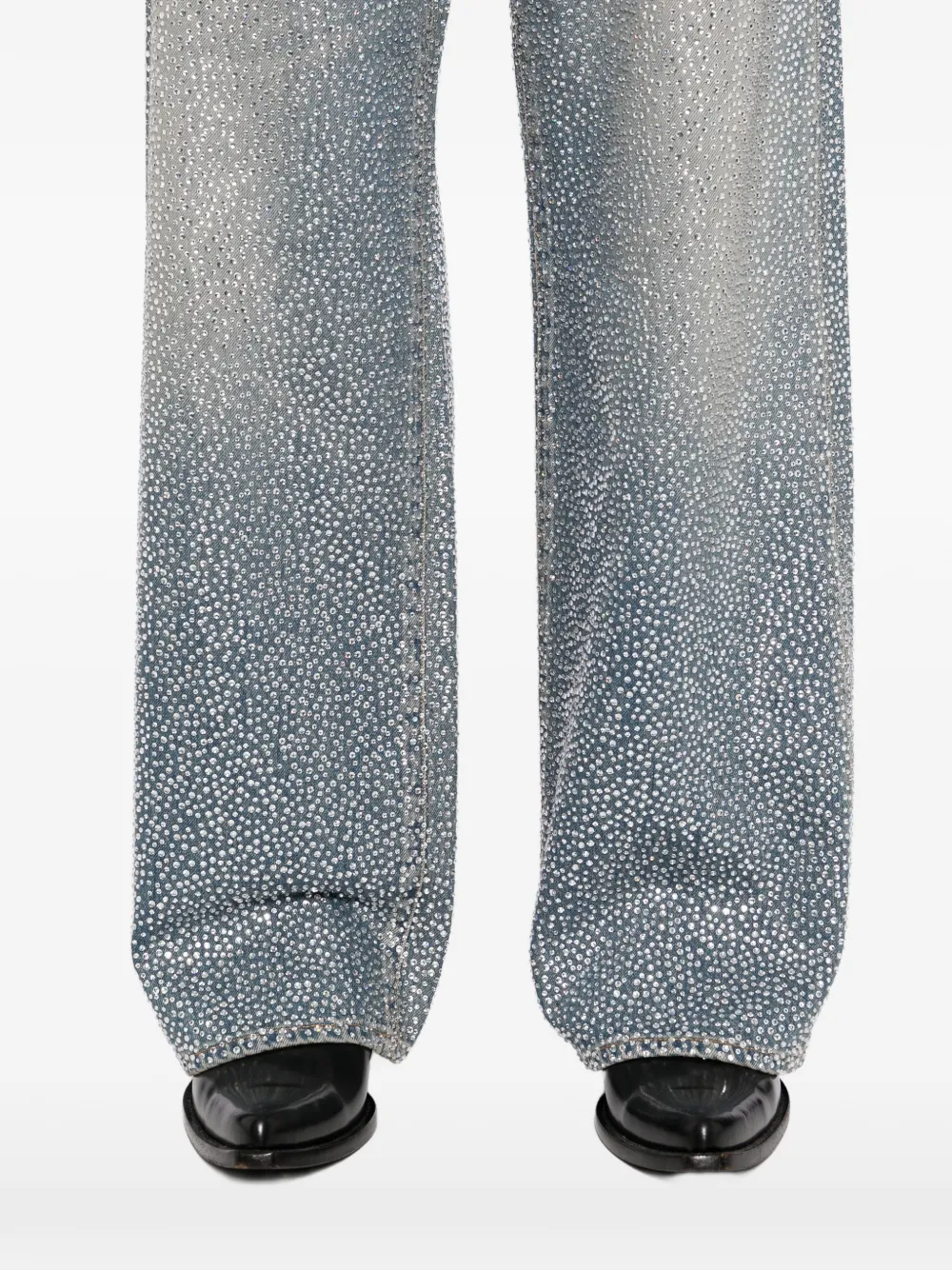 AMIRI Verfraaide jeans Blauw