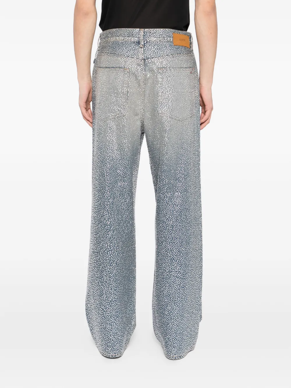 AMIRI Verfraaide jeans Blauw