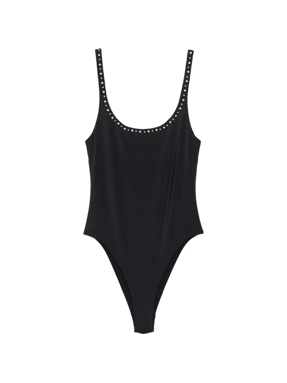 Versace embellished swimsuit - Nero