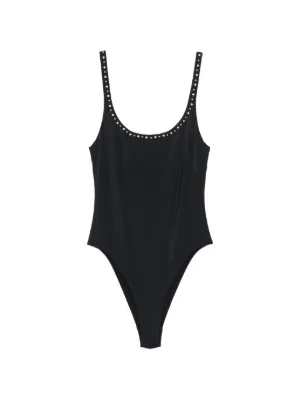 Versace ロゴ ドレス水着 | ブラック | FARFETCH JP