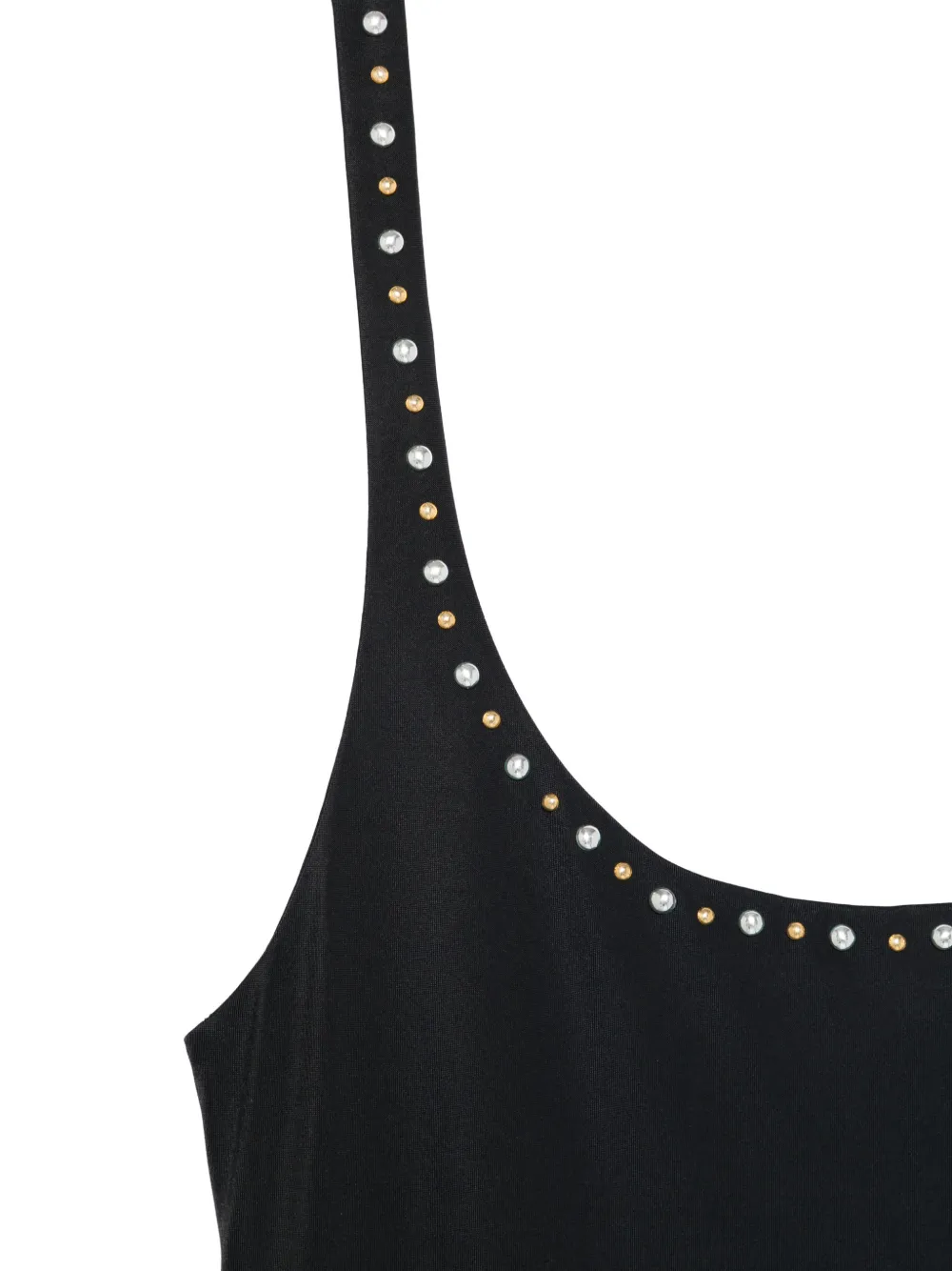  Versace Embellished Swimsuit - Black 