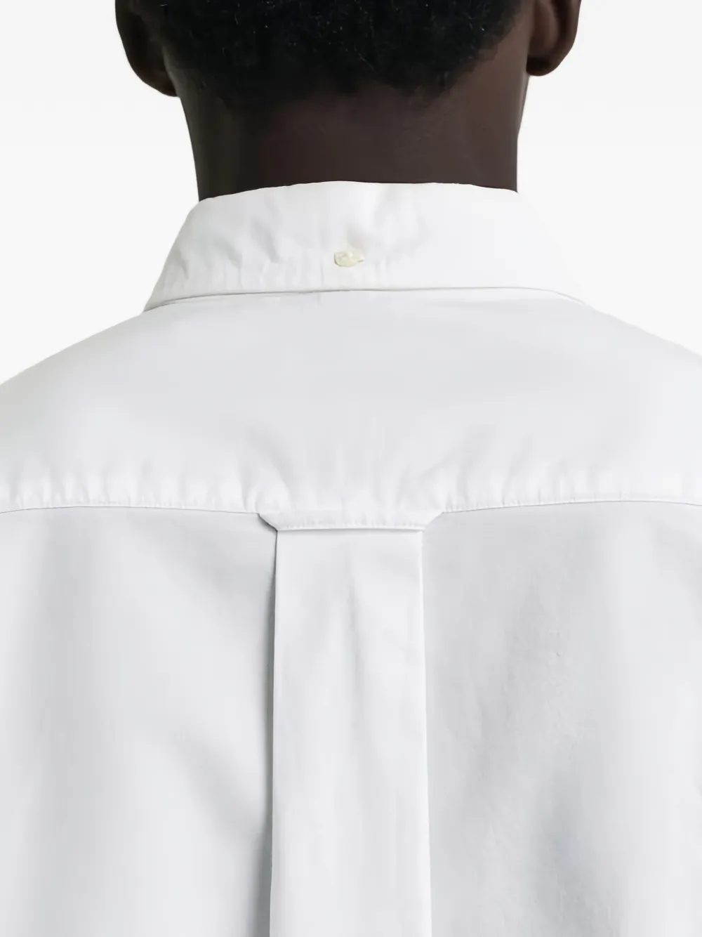 Gant Overhemd met lange mouwen en zak Wit
